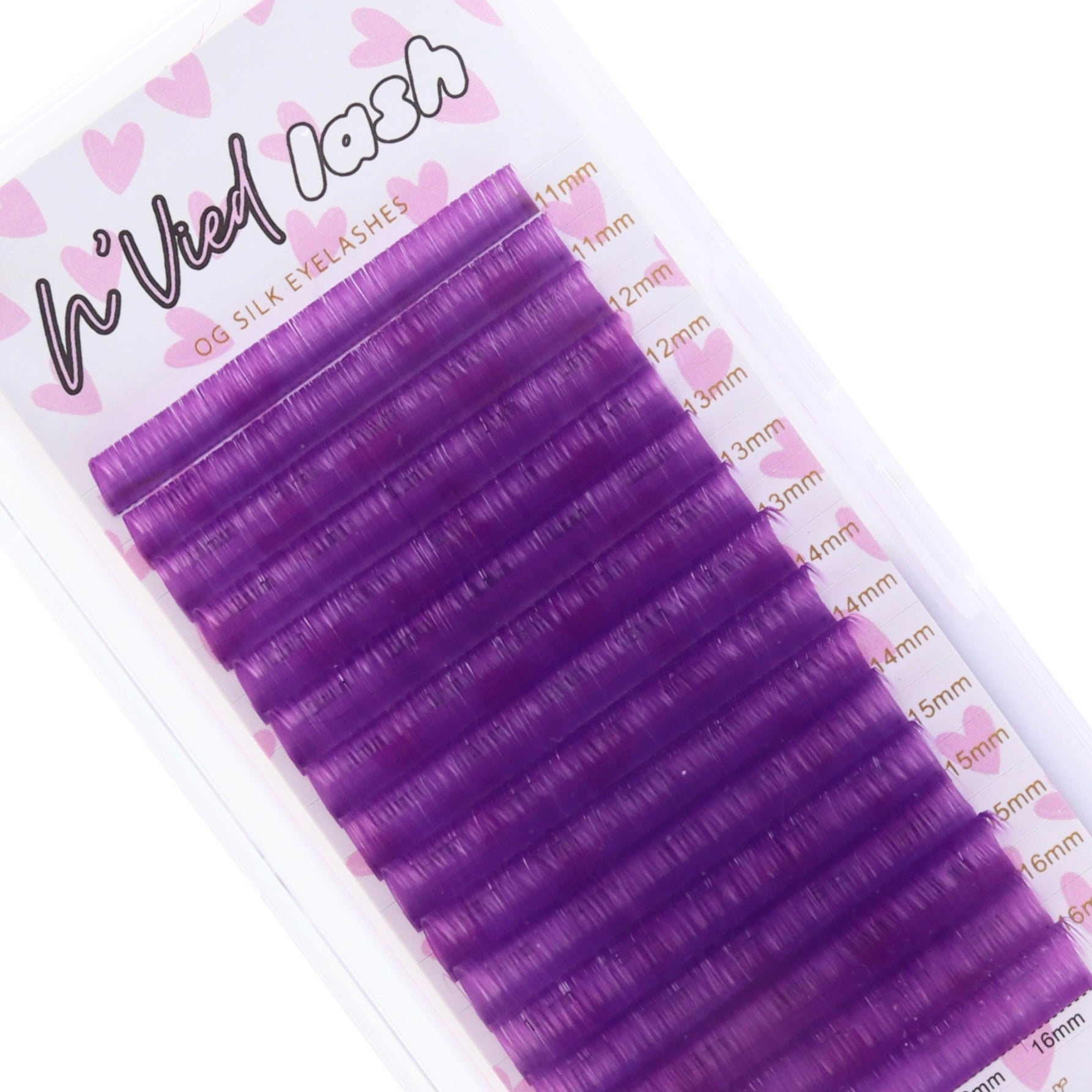 PURPLE LASH EXTENSIONS