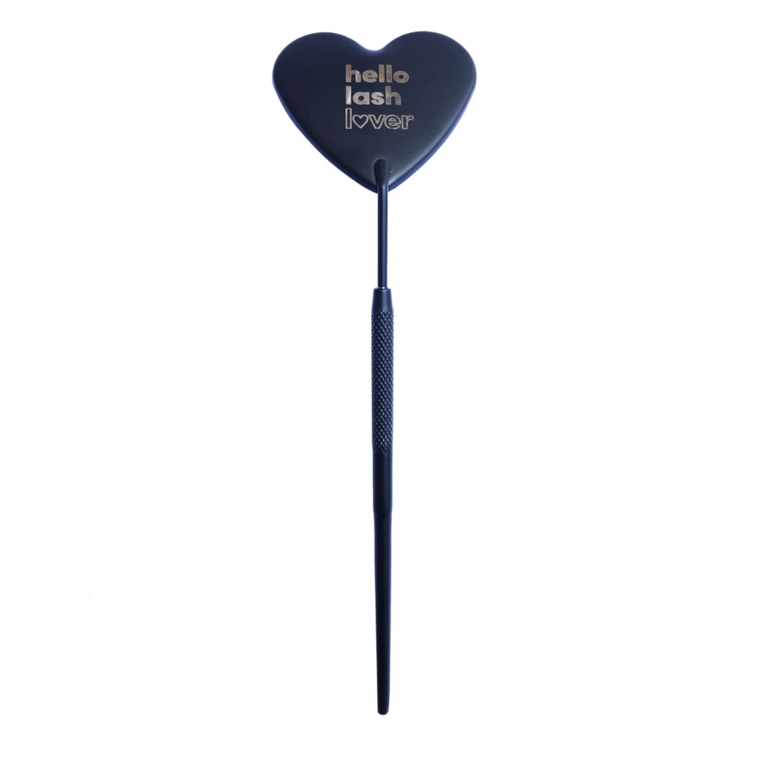 Heart lash mirror