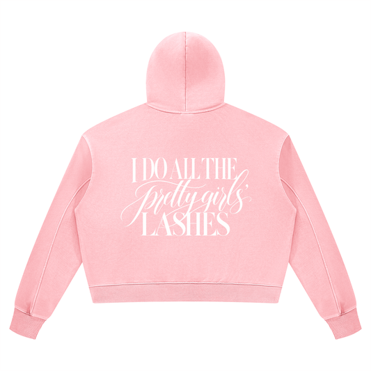Pretty Girl Lashes Women’s Vintage Wash Heavyweight Hoodie