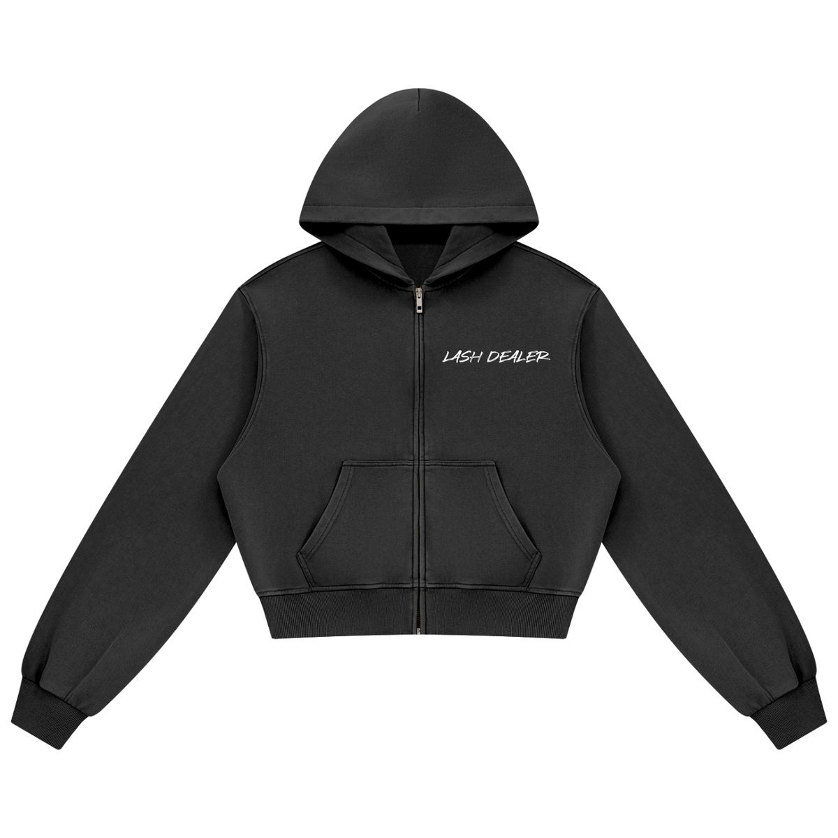 Lash Dealer Women's Mineral Wash Full Zip Hoodie