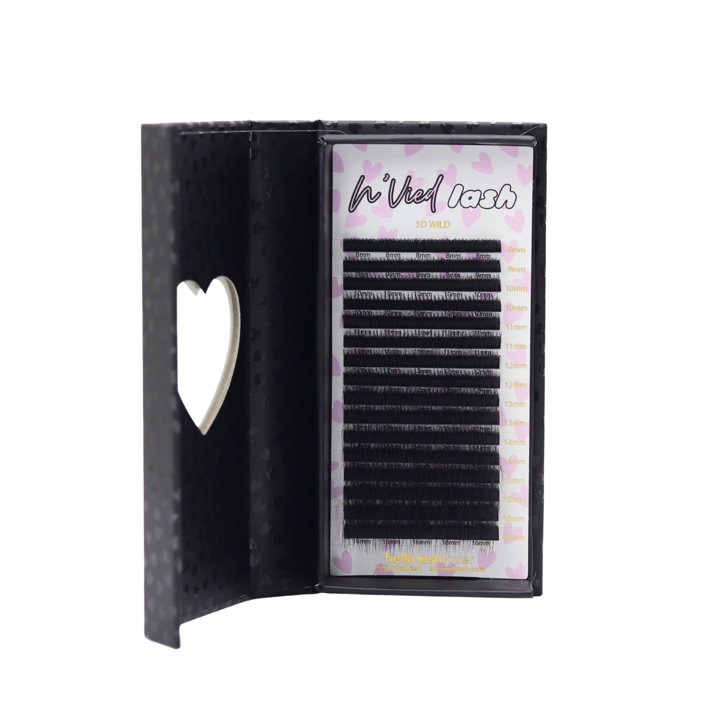 5D WILD LASHES MIXED TRAY 11MM-16MM