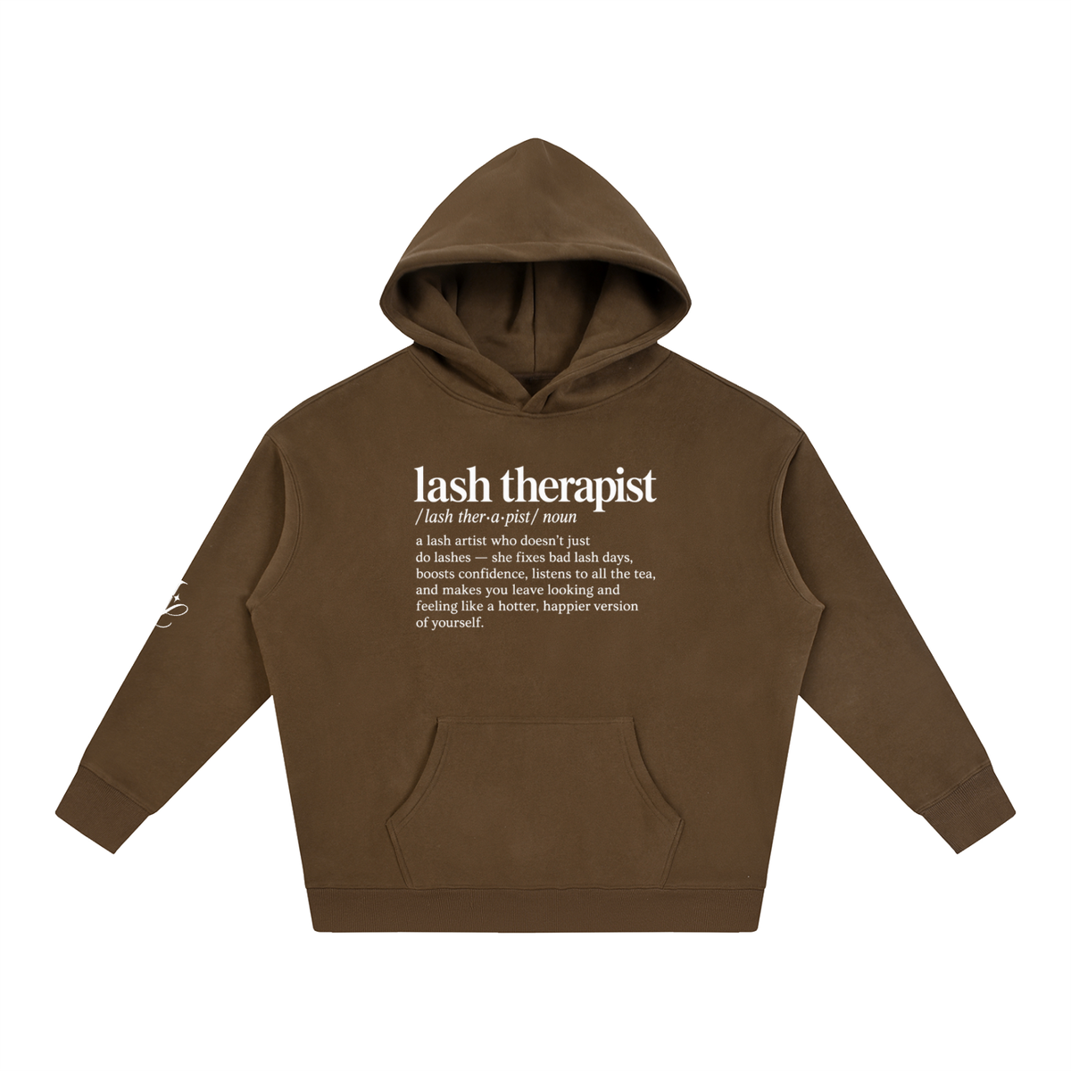 Lash Therapist Oversize Fleeced Hoodie-Unisex