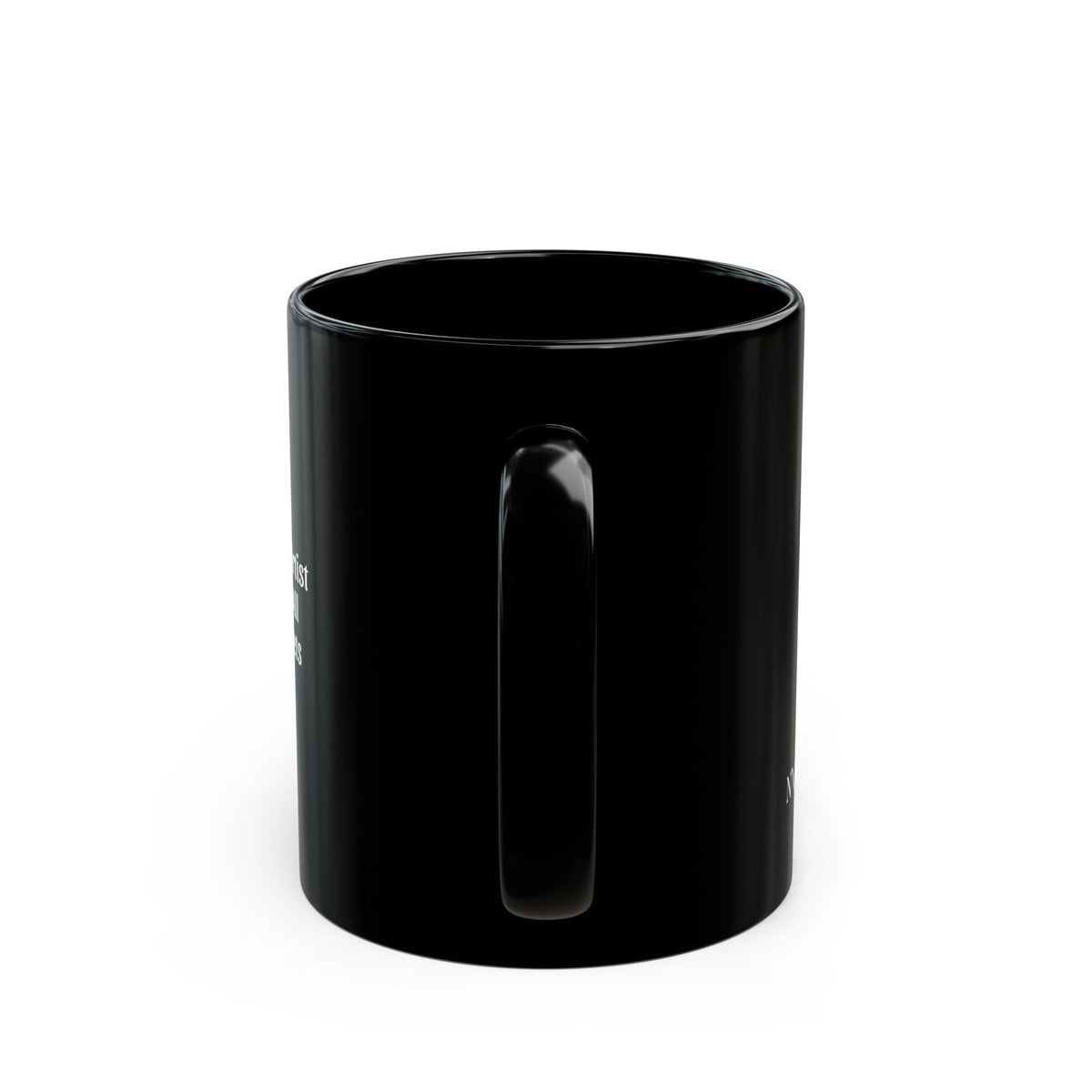 My Lash Artist Knows All My Secrets Black Mug