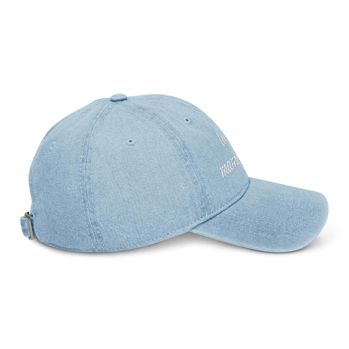 Lash Mama Club hat | Embroidered denim baseball cap
