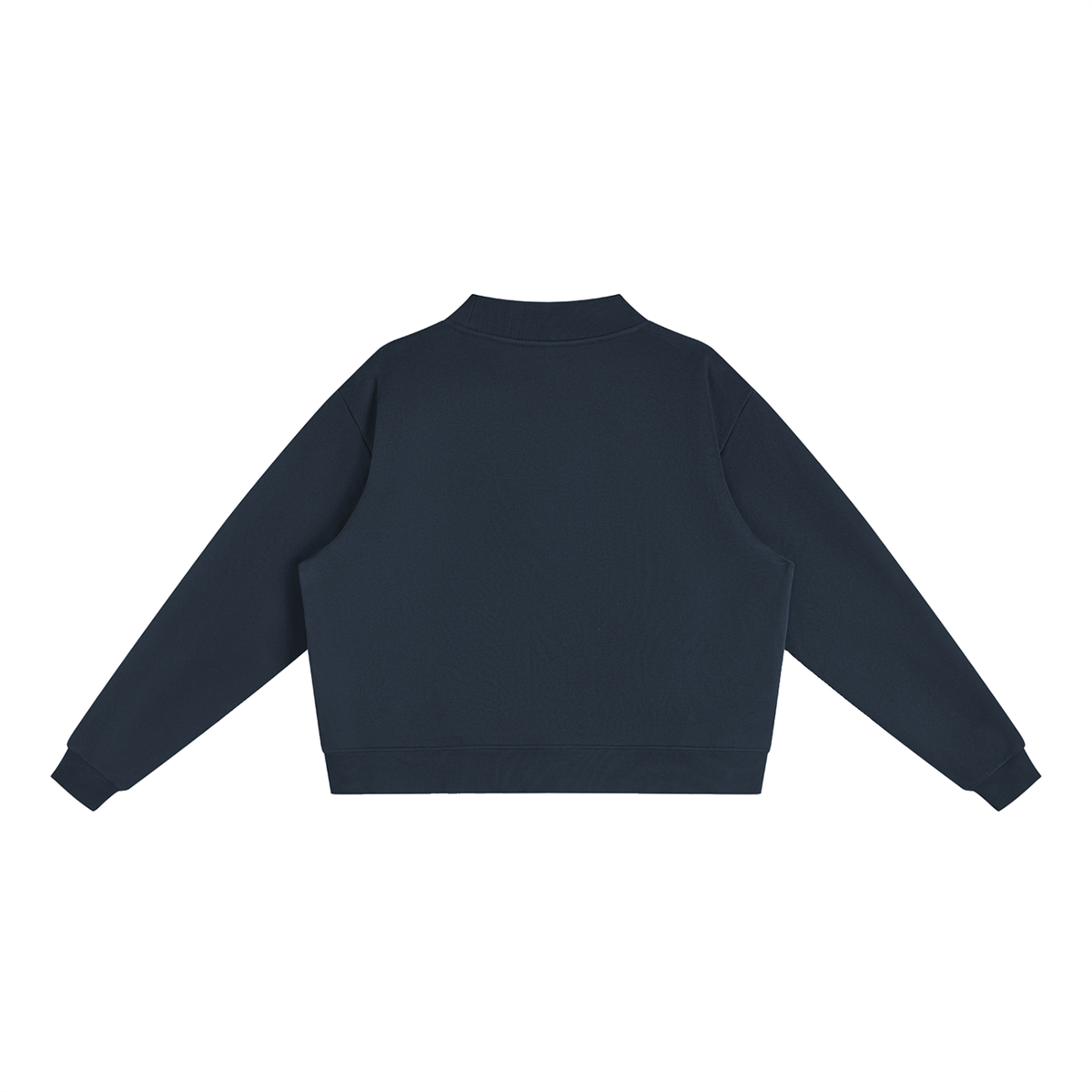 Sorry, I'm the CEO Embroidered Essential Fleece Mock-Neck Crew Sweatshirt