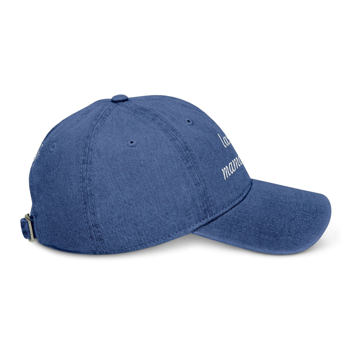 Lash Mama Club hat | Embroidered denim baseball cap