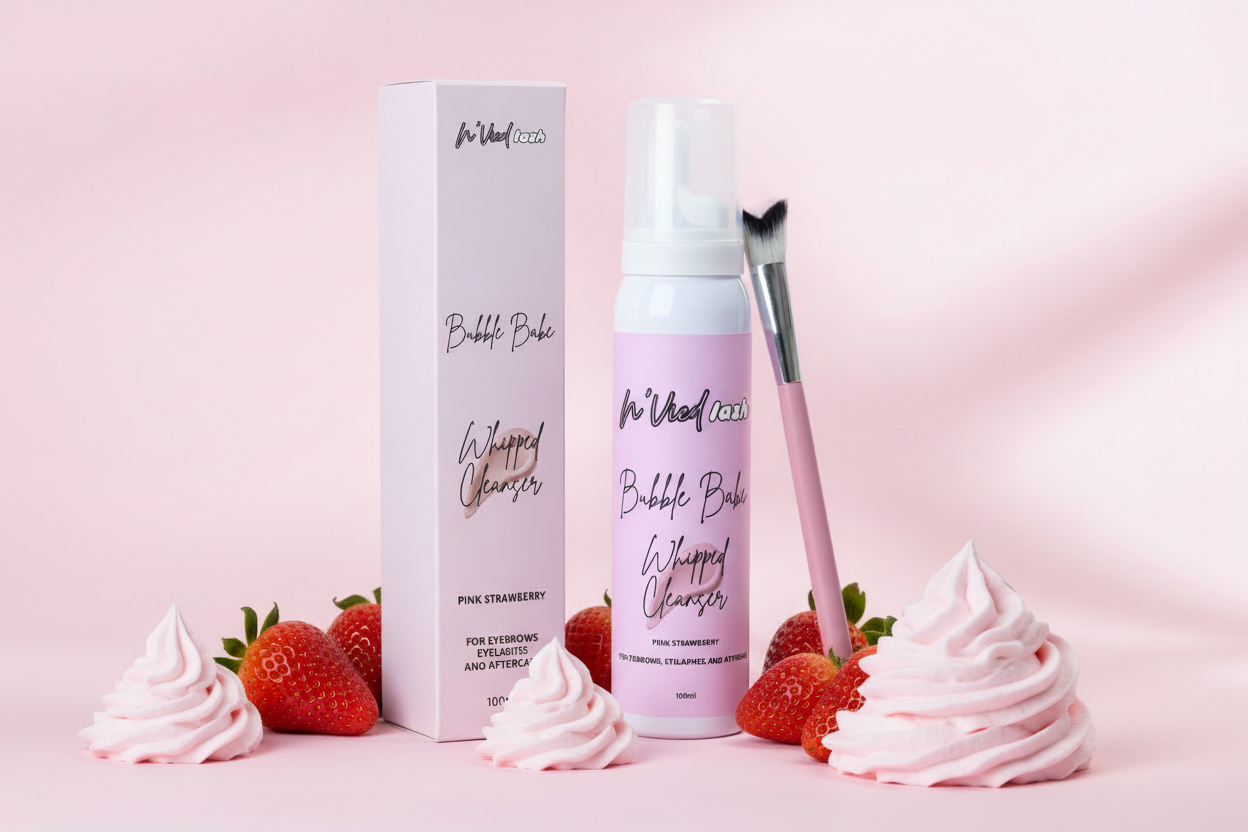 Bubble Babe Whipped Cleanser – Pink Strawberry 🍓