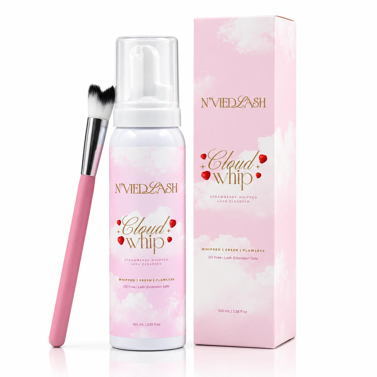 Cloud Whip Strawberry Lash Cleanser