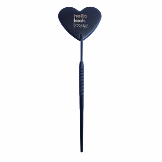 Heart lash mirror