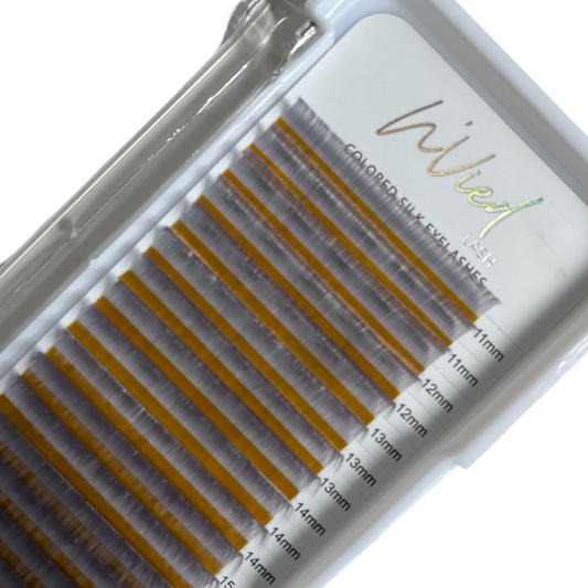 GREY LASH EXTENSIONS