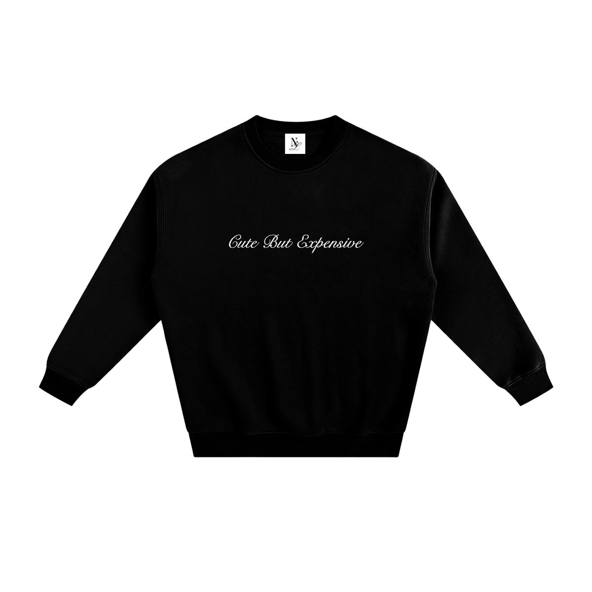 Cute But Expensive Embroidered Fleeced Sweatshirt