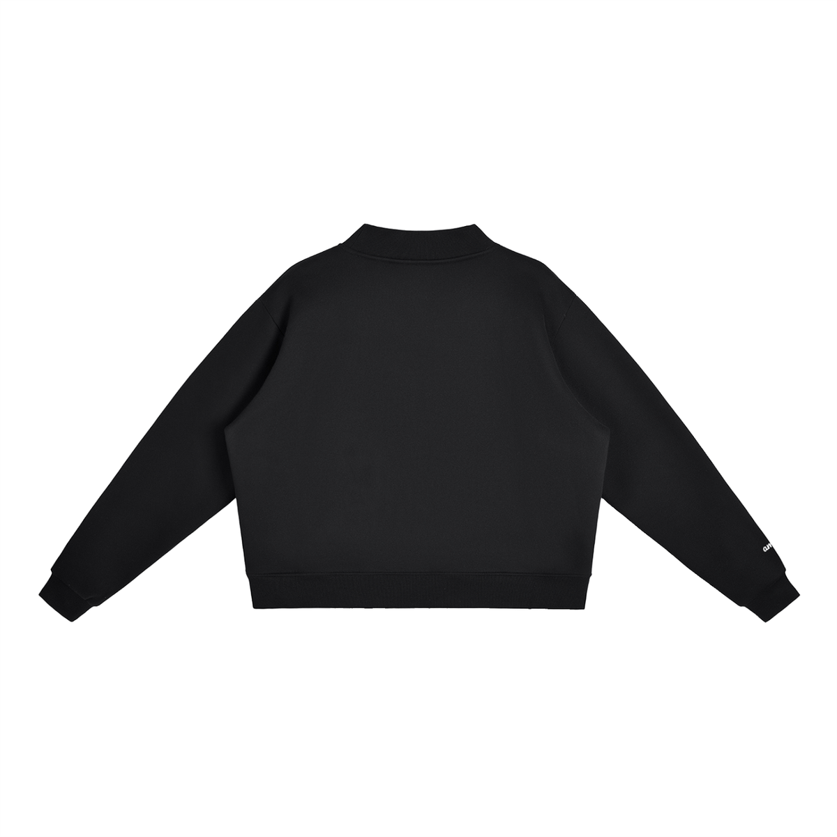In Lashes We Trust Essential Fleece Mock-Neck Crew Sweatshirt