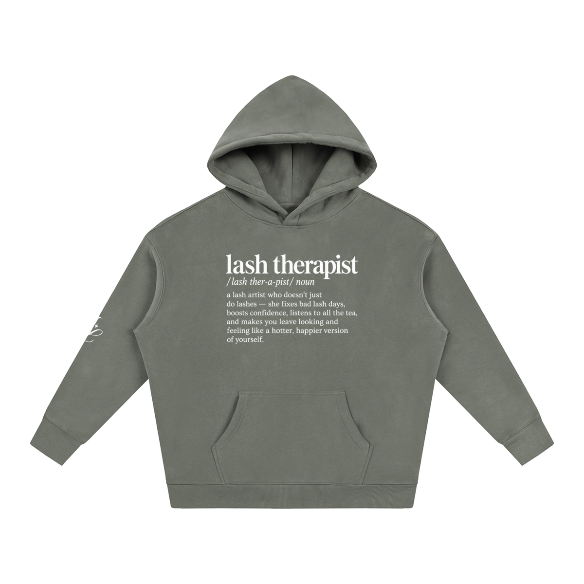 Lash Therapist Oversize Fleeced Hoodie-Unisex