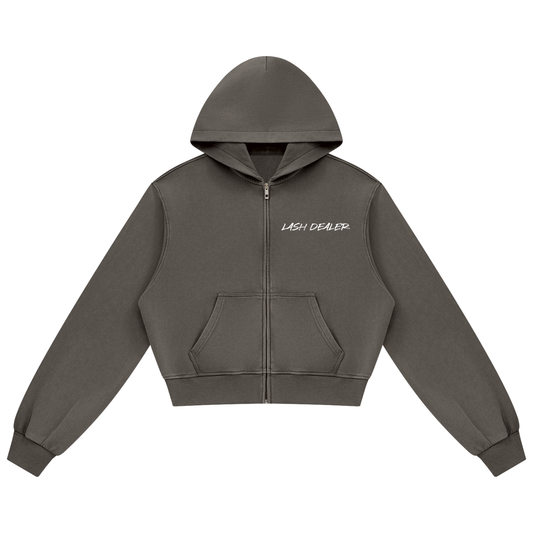 Lash Dealer Women's Mineral Wash Full Zip Hoodie