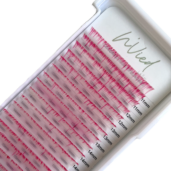 PINK OMBRE LASH EXTENSIONS